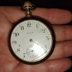 Antique Elgin Golf Pocket Watch 