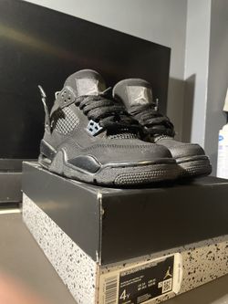 Jordan Black Cats Size 4