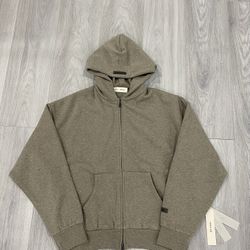 Heather grey essentials zipup Size: medium  Brand new in bag!!!