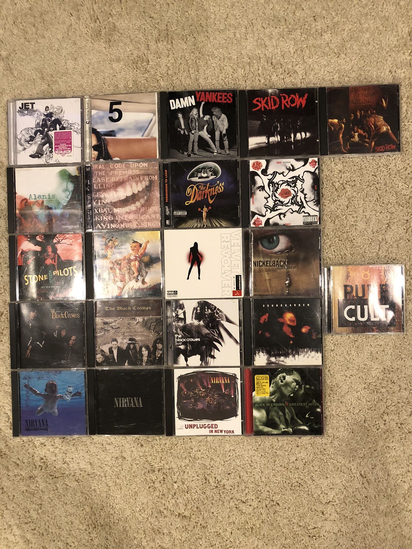 Alternative And Rock CD’s