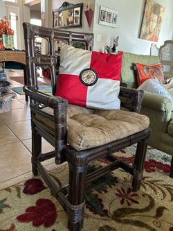 2 Rattan Armchairs