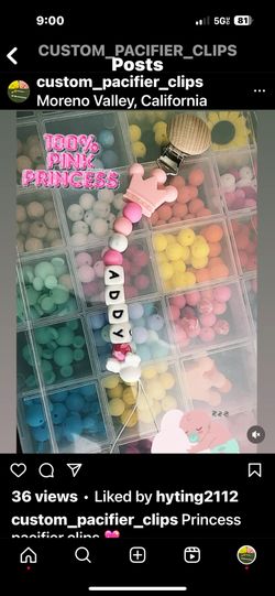 Custom Pacifier Clips