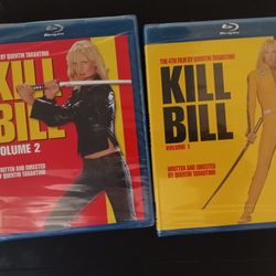 Kill Bill Vol. 1 and 2 Blu Ray. Brand New Sealed.