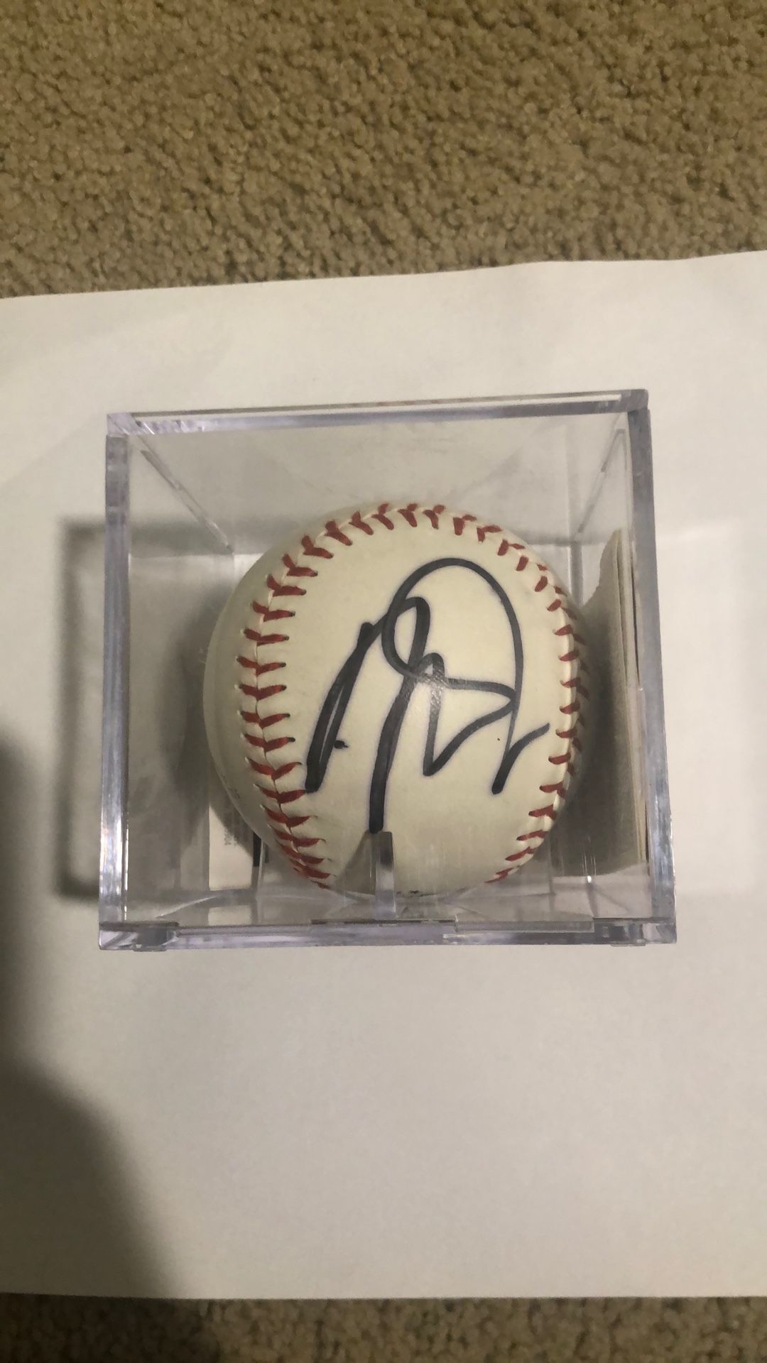 Mike Trout Signed Baseball
