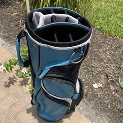 Golf Cart Bag By Hunter With Club Dividers and cooler