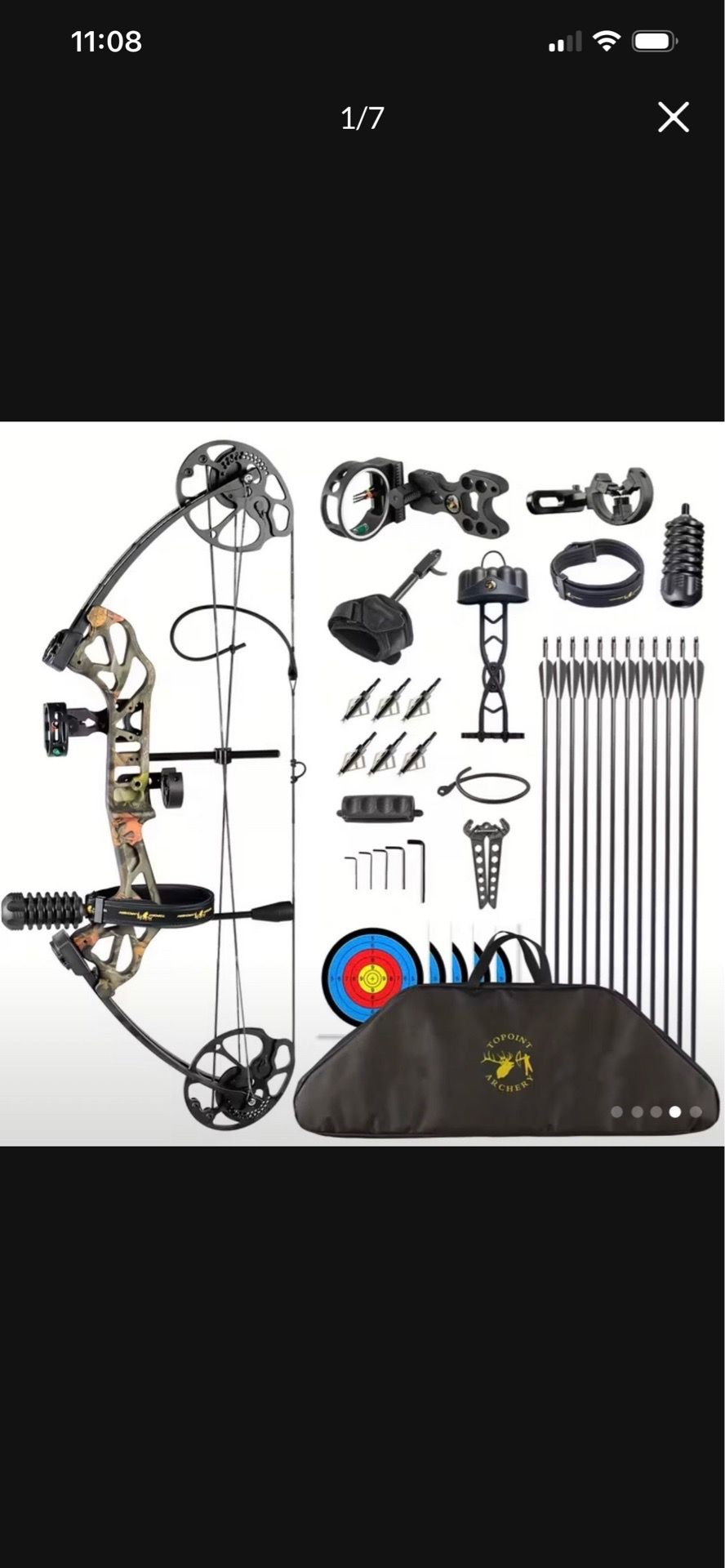 This Compound Bow Has a Draw Weight Ranging from 19 to 70 Pounds, Making It Suitable for Both Beginner And Intermediate Archers. It Is Fully Adjustabl