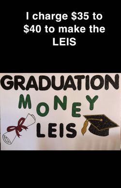 Graduation Money Leis 
