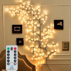 Willow Vine Led Lights With Remote 9.5 feet