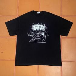 FTP Peer Pressure Fw21 Black T-Shirt Size XL MADE IN USA Street Wear