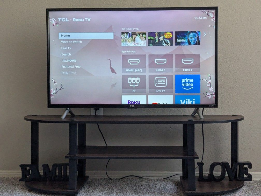 TCL 40" Roku TV With Stand