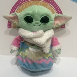 STAR WARS BABY YODA EASTER PLUSH - 9 INCH