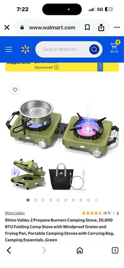 Camping strove -top