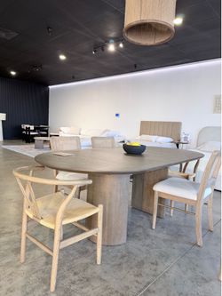 Organic Modern Dining Set – Solid Wood/ FREE local Delivery 🚚