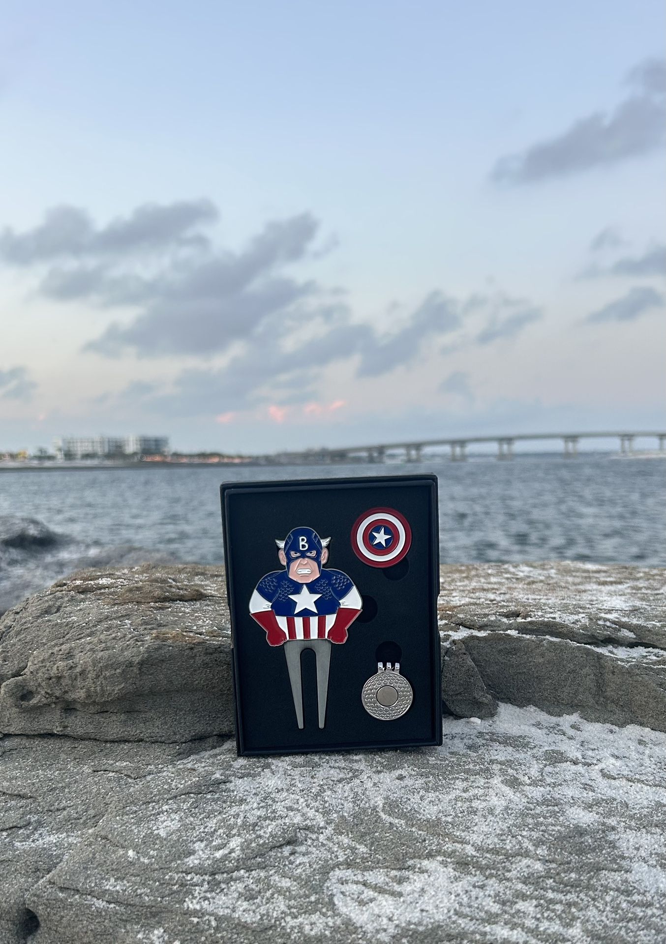Captain American Golf Divot Tool Set