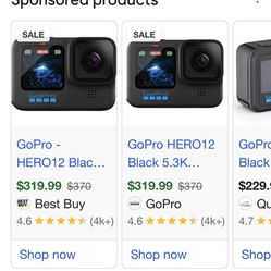Go Pro 12 Wide View Lense With Accessories 