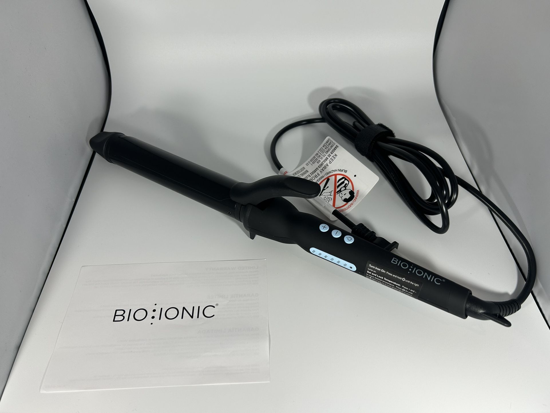 Bio ionic Long Barrel Curling Iron 1.25”
