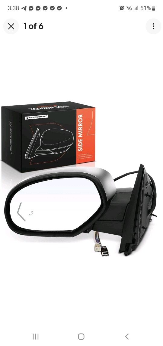 🔥 BRAND NEW Driver Side Power Mirror – Fits Chevy Tahoe / Suburban 1500 – Heated, Turn Signal, OEM Fit