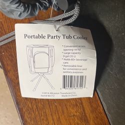 Portable Party Tub Cooler Brand New