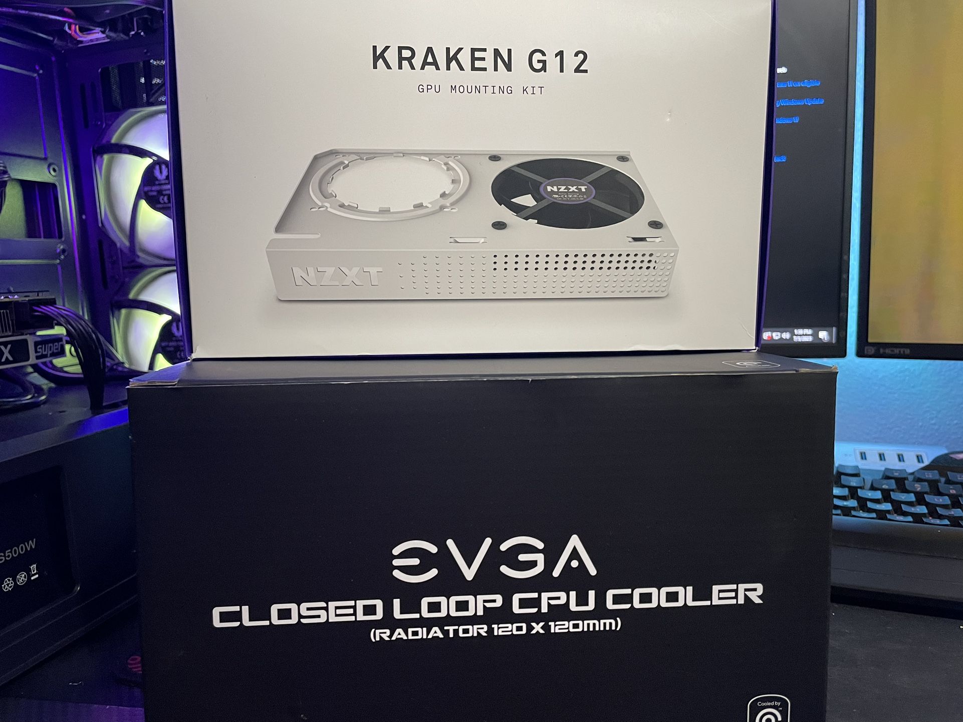 NZXT Kraken G12 & EVGA CLC 120 CL11 Liquid Cooler GPU Cooling Kit