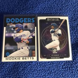 Mookie Betts Dodgers Baseball Cards 