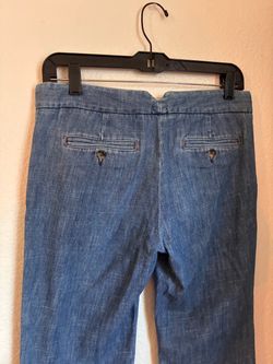 Vintage low rise boot cut light washed jeans