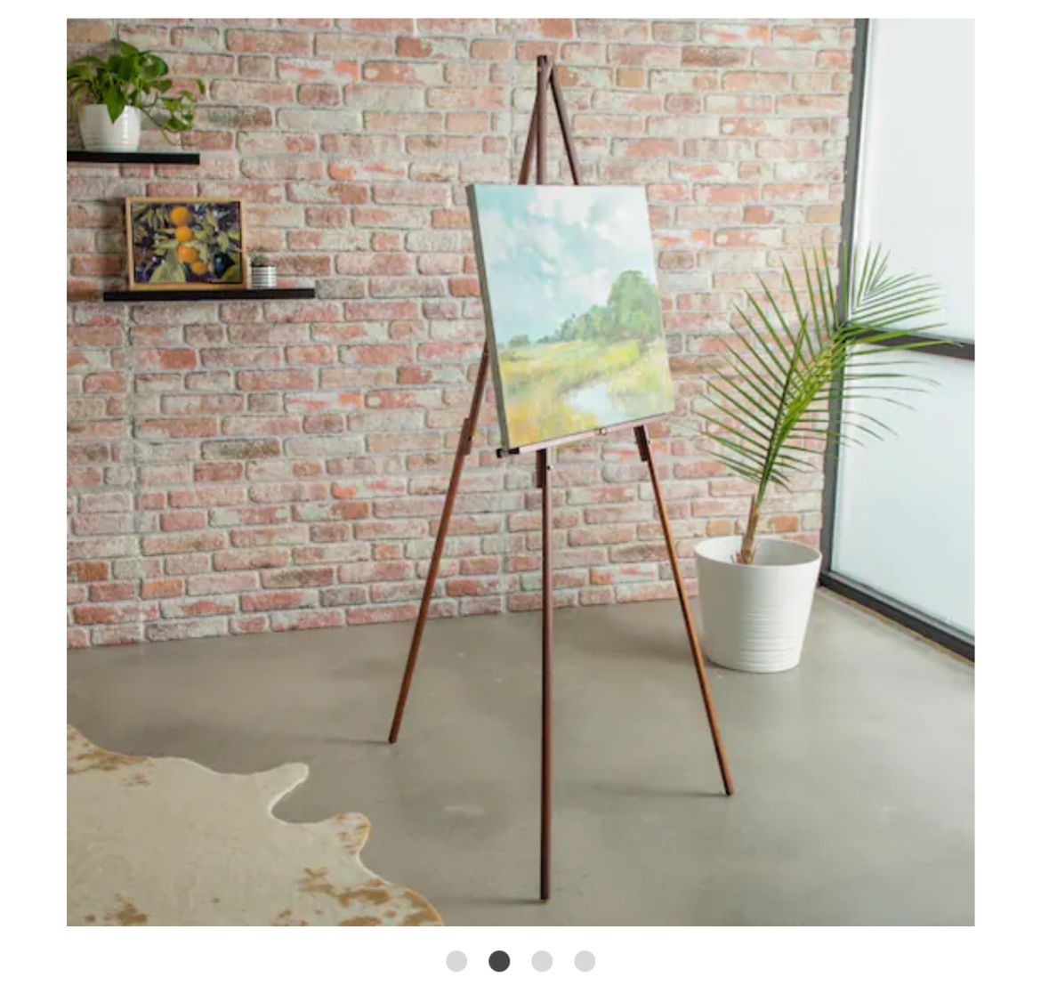 WOOD EASEL 67” Tall, Used 2x