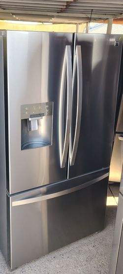 Kenmore 3 Door Stainless Steel Refrigerator
