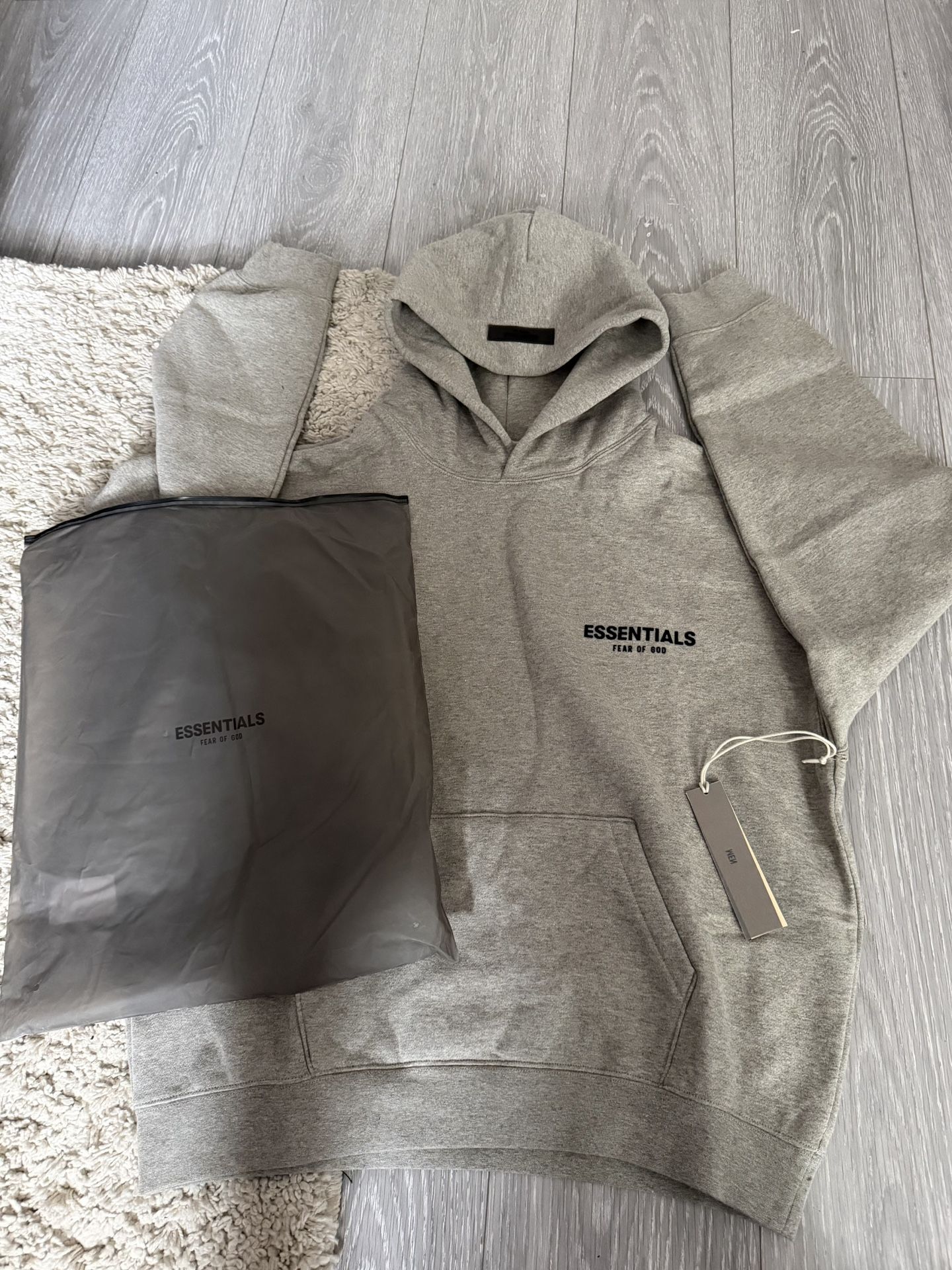 dark oat essential’s hoodie