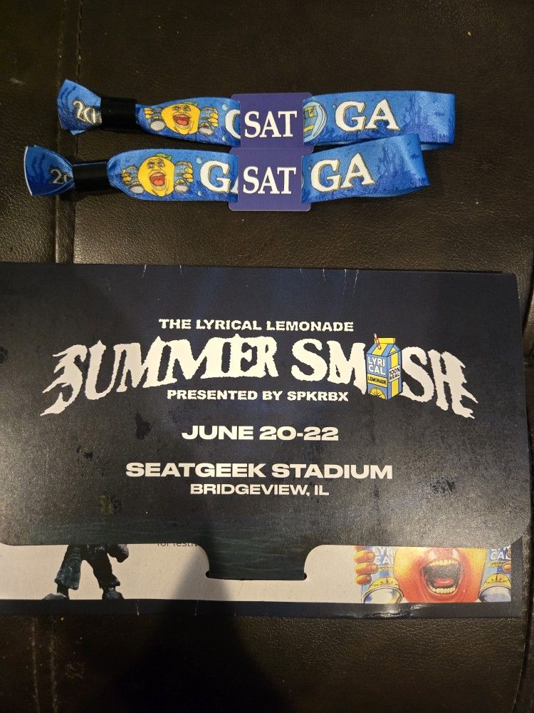 2 General Admission Tickets For Sat