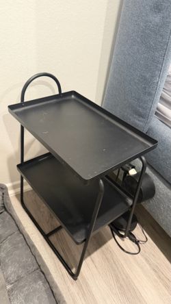 IKEA HATTÅSEN Side Table / Nightstand – Black