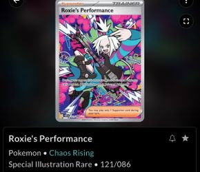 Pokémon Roxie's Performance 121/086 Special Illustration Rare