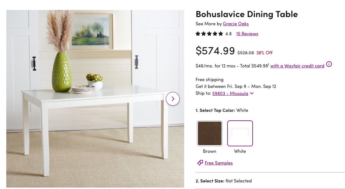 Dining Table