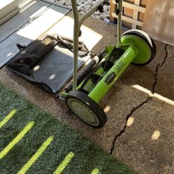 Green works Lawn Mower - 16 Inch - Push 