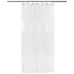 Barossa Design Narrow Shower Curtain Liner and  Rod