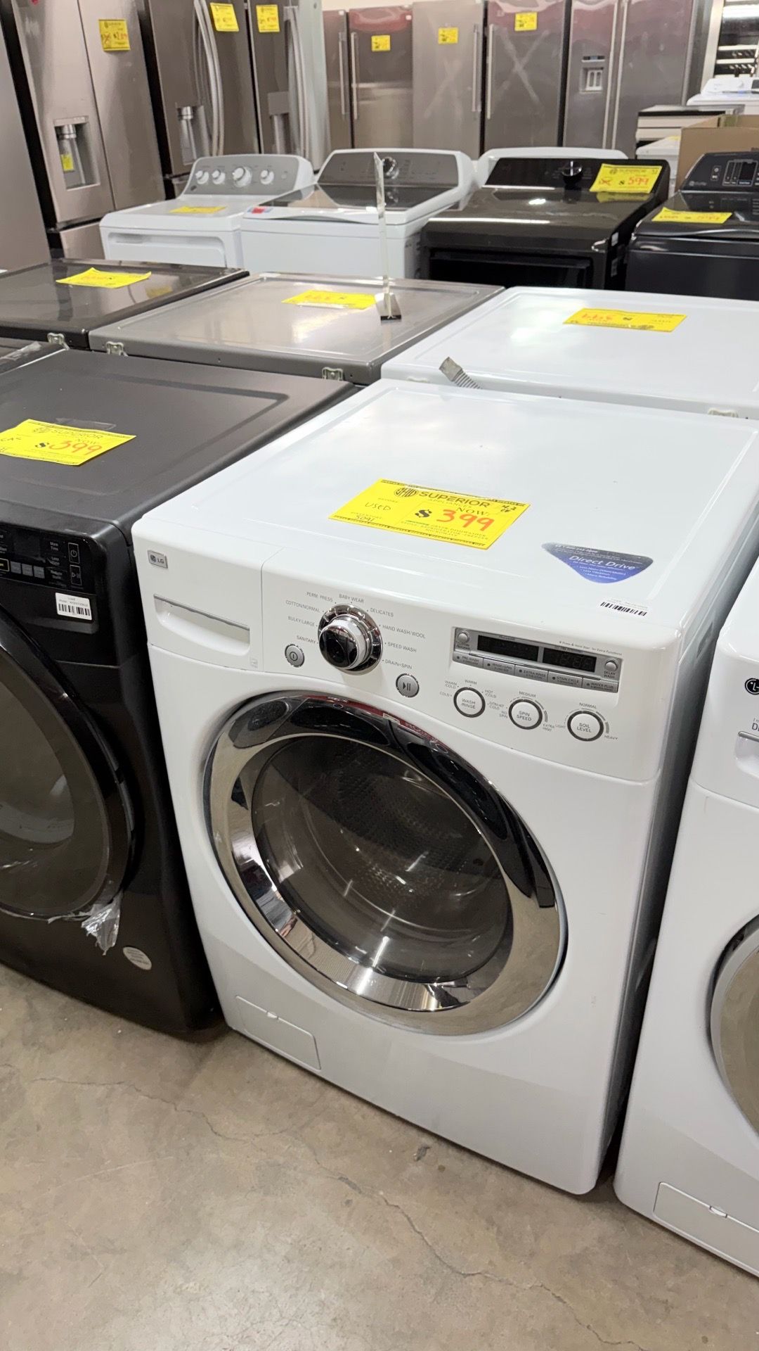 FRONT LOAD WASHING MACHINES 349.00