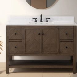 48 Inch Single Sink Vanity  With  Top