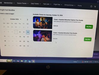 Six flags fright fest VALID ANYDAY