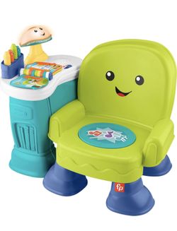 Fisher-Price Toddler Toy Laugh & Learn Song & Story Learning Chair with Music Lights & Activities for Kids Ages 1+ Years