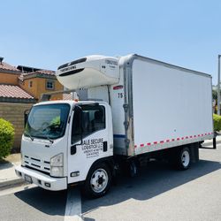 Box Truck . Isuzu 2015 NRR .refrigerated Box Truck .reefer Box Truck 