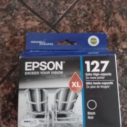 New Epson 127 XL Black Ink Cartridge, High-Capacity
