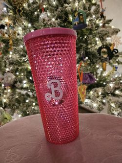 Pink Barbie Travel Tumbler Cup Cinemark
