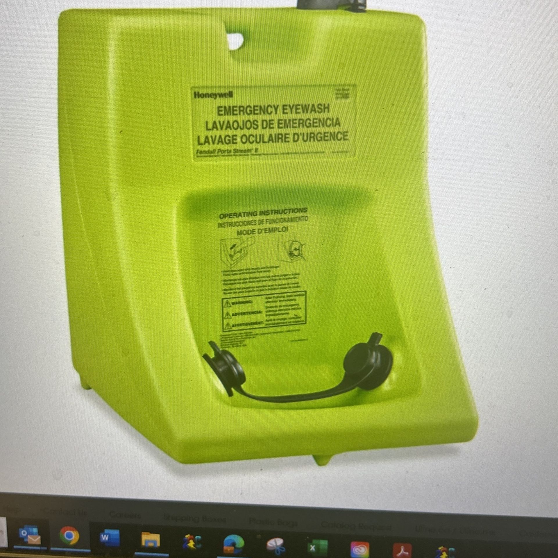 Uline Porta Stream II Eyewash Station