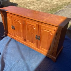 TV Cabinet, Stand, Cherry, 2 Cupboards, 2 Shelves, Delivery