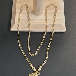 14k Gold Necklace 24 Inch