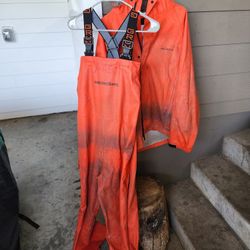 Rain Gear Crabbing Gear X Large Bibbs And Coat