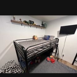 Twin Bunk Bed With Mattress