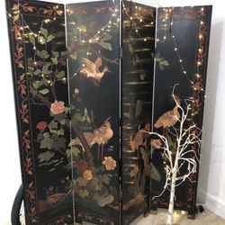 Antique Asian Room Divider 