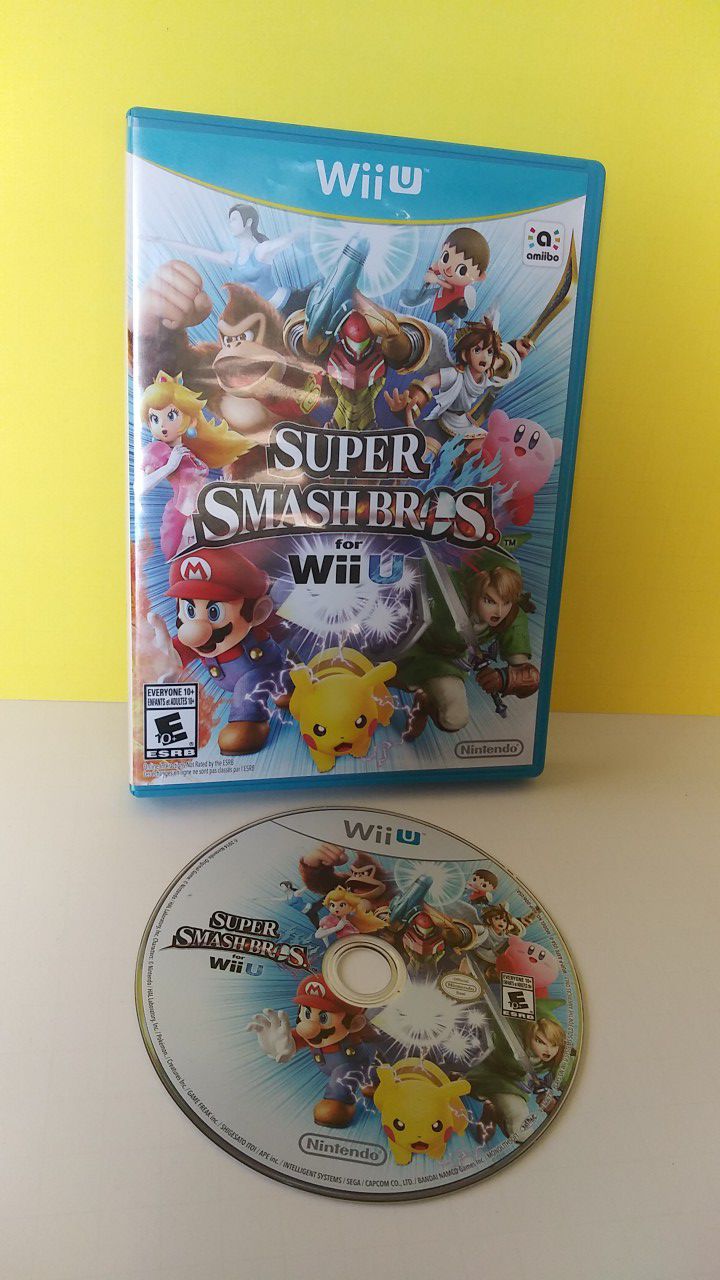 Nintendo Wii U Super SmashBros Great Condition