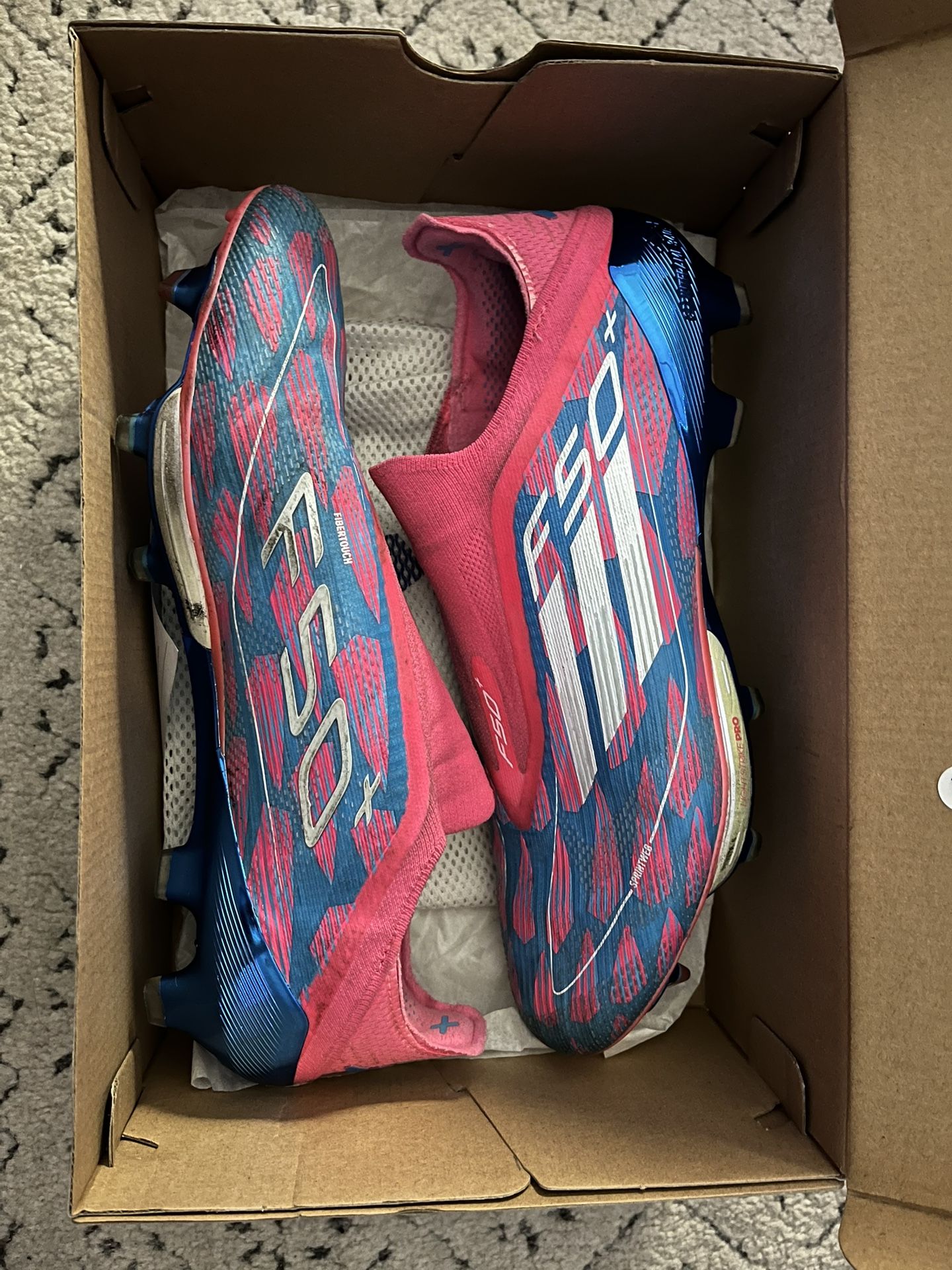 Adidas F50+ Elite FG Size 9 Soccer Cleats