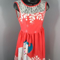 Red Santa holiday dress
No size listed I believe small or medium